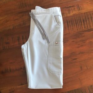 Yola TALL Skinny Scrub Pants - Dusty Blue